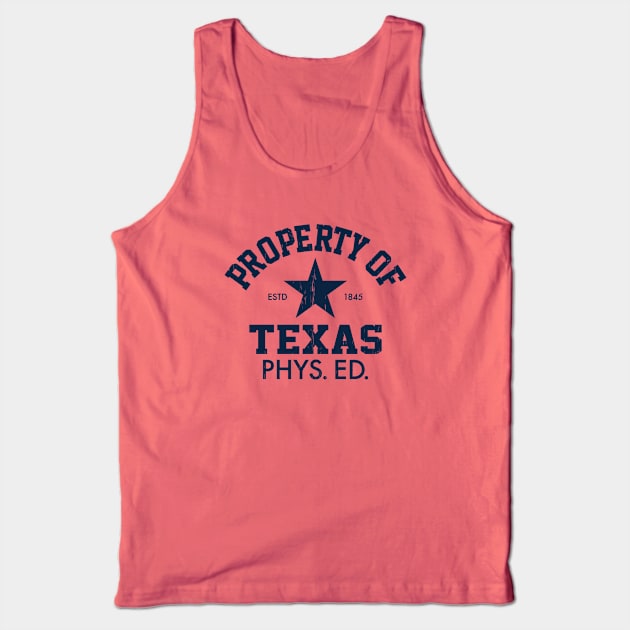 TEXAS PHYS. ED. Tank Top by LILNAYSHUNZ